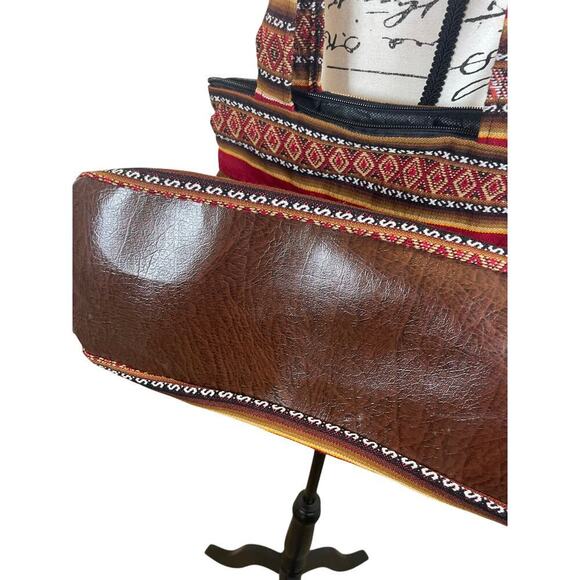 BOHEMIAN INKA TRIBAL SHOULDER BAG MULTICOLOR EMBROIDERED HANDMADE - Picture 10 of 12